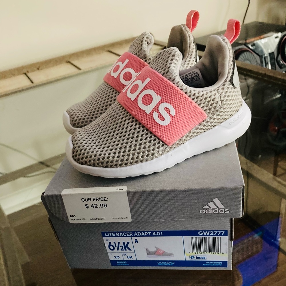 Baby Adidas lite racer adapt 4.0 slip ons